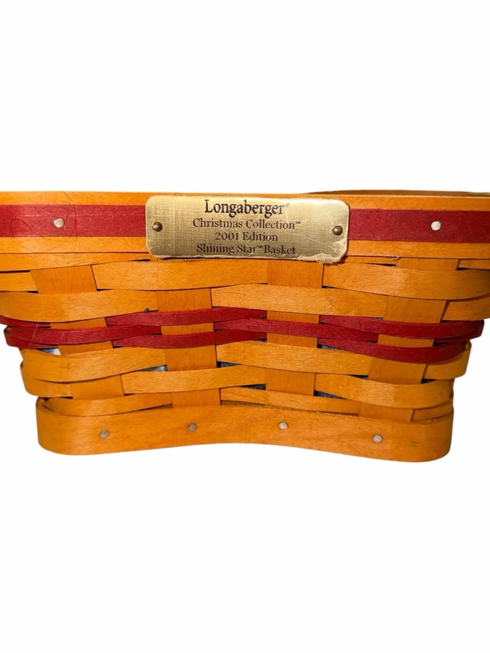 VINTAGE Large Longaberger 2001 Christmas Collection 